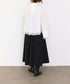 <9/4発売>pearl hem lace flare shirt