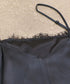 【SOI-MeME】eyelash lace satin camisole