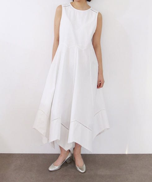 【SOI-MeME】ladder lace handkerchief skirt dress