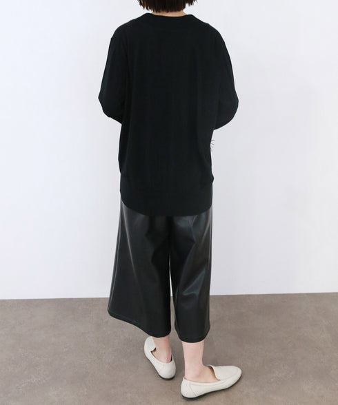 【SOI-MeME】sheer fringe high gauge cardigan