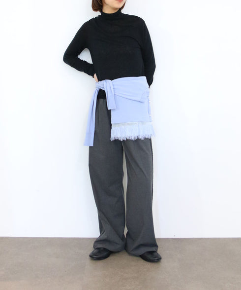 【10/23発売予定】eyelash lace hem A‐line cardigan