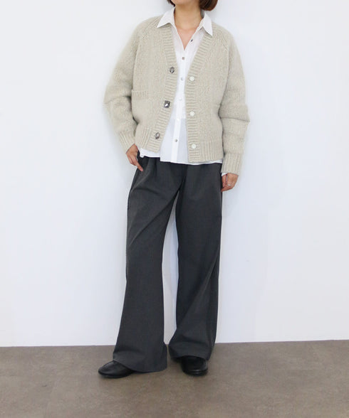 <9/4発売>tuck flare shirt