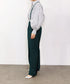 【SOI-MeME】suspenders tucked curve pants