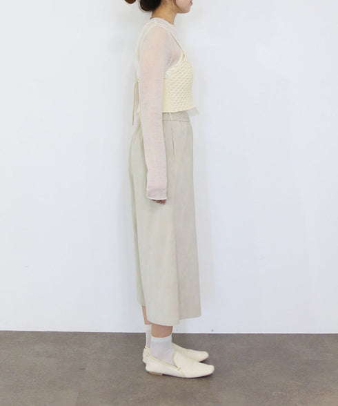 polyester honeycomb knit camisole