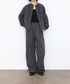 10/16発売予定【SOI-MeME】diamond tuck embroidery modern blouse