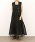 sheer starched cotton lace tiered dress