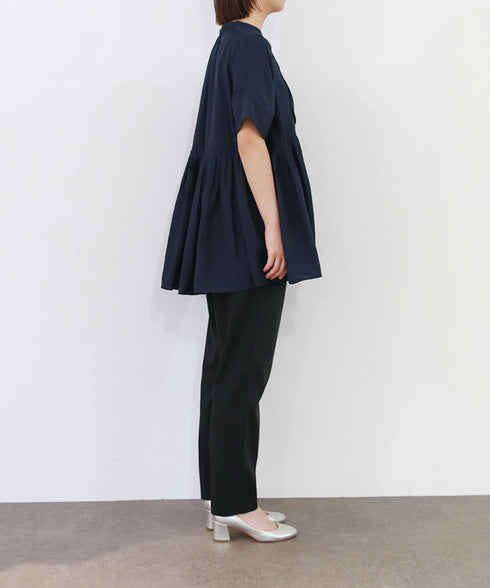 bosom tunic sheer shirt