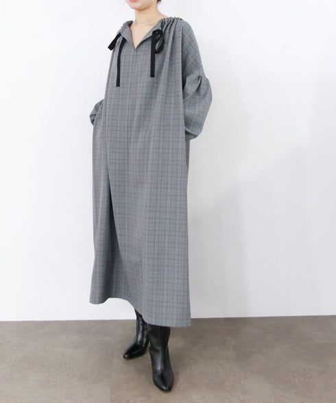 glen check 2way one-piece