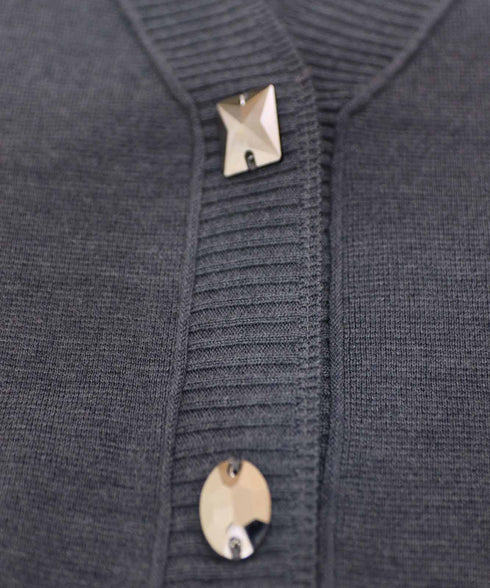 【SOI-MeME】cocoon sleeve bijou cardigan