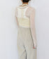 polyester honeycomb knit camisole
