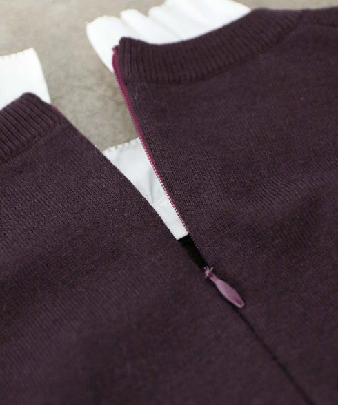 【先行予約1000ポイントプレゼント】14G wool 2way sleeve top