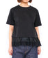 eyelash lace hem cut-sew