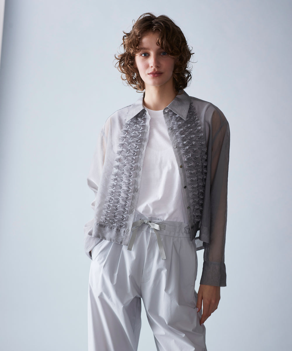 訳あり・アウトレット特集 SALE】Modern sheer 2way sleeve blouse – MARILYN MOON トップス