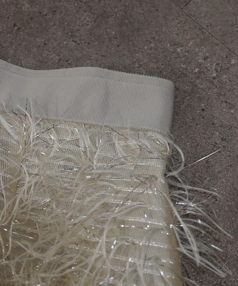 【SOI-MeME】sheer fringe skirt
