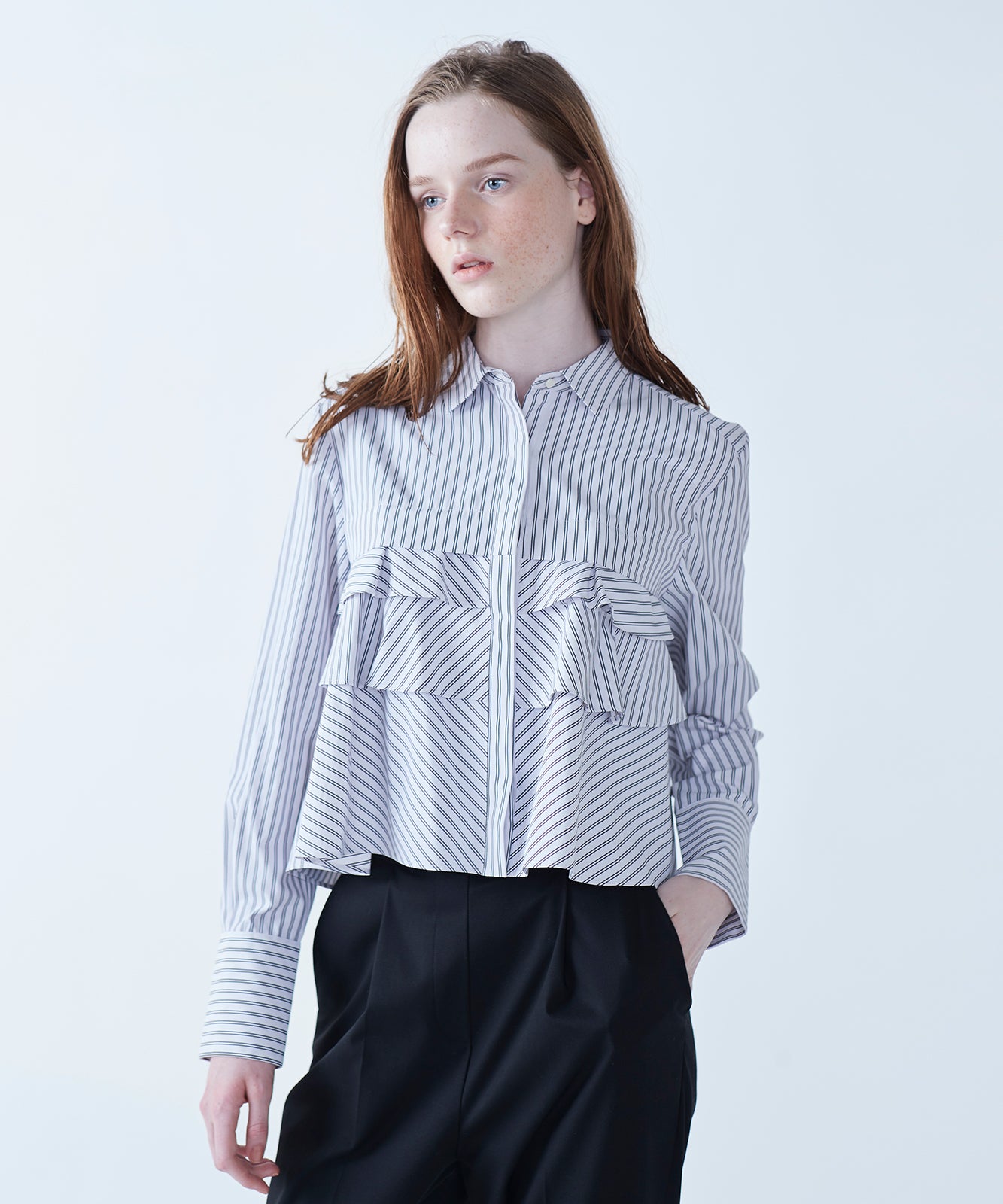 再入荷】layered raffle blouse – MARILYN MOON OFFICIAL ONLINE
