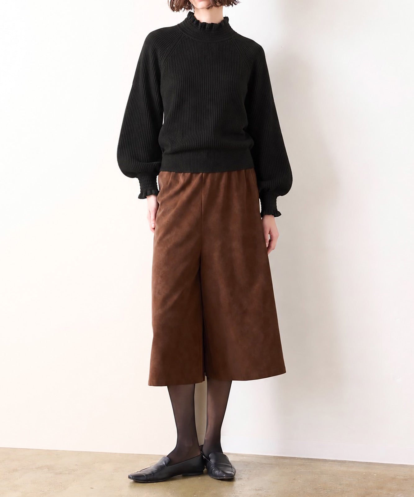 定番】rayon rayon nylon 2way blouse knit – MARILYN MOON OFFICIAL 